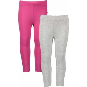 Blue Seven 2 pack BIO BASIC zomer Legging Roze, Grijs - Maat 92