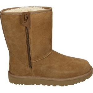 UGG CLASSIC SHORT BAILEY ZIP W - Gevoerde laarzenSnowbootsDames laarzen - Kleur: Cognac - Maat: 39