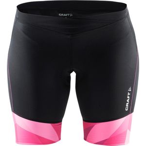 Craft - Velo Shorts Fietsbroek - Dames - Zwart/Roze - Maat XS