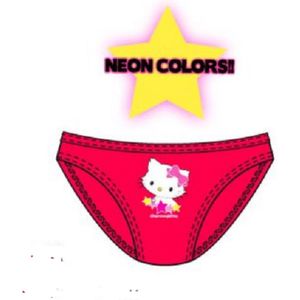 Charmmy Kitty - bikini broek - neon coral red - maat 104/110
