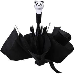 Esschert Design opvouwbare panda paraplu - dierenparaplu - paraplu met dieren opdruk - print - kinder paraplu