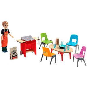 Djeco | poppenhuis barbecue set | 16 stuks | 4-10 jaar