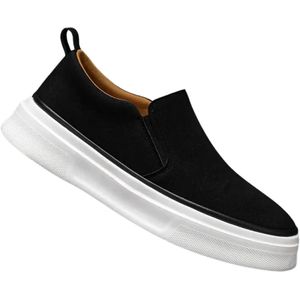 Nivard Loafers Heren - Met Hak - Herenschoenen - Instappers - Zwart - Maat 40