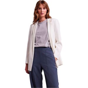 Pieces Blazer Pcbossy Ls Loose Blazer Noos 17114792 Cloud Dancer Dames Maat - XL