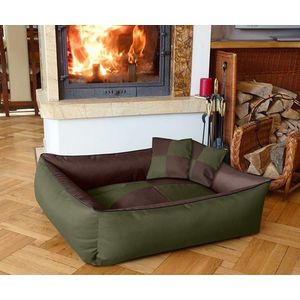 hondenmand, Hondenbed Kattenbed Huisdier Bed voor Hond en Kat, Dubbelzijdig Verkrijgbaar Hondenmatras, 70L x 55W x 18Th centimetres