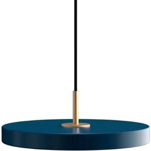 Umage Asteria mini hanglamp petrol blue - met koordset - Ø31 cm - led - metaal - modern - design