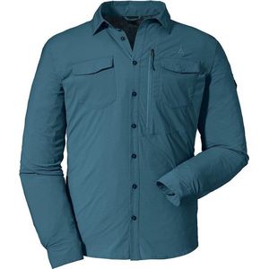 Schöffel Outdoorblouse Gibraltar2 Heren - Blauw - Maat S