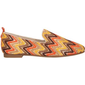 La Strada Loafer multicolour oranje/bruin dames - maat 38