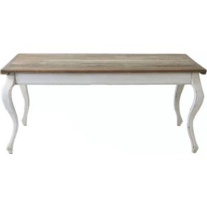 Riviera Maison Eettafel Uitschuifbaar - Driftwood Dining Table Extendable - 180/280x90 cm - Wit