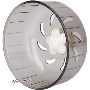 Mrs. Jones 13cm hamsterwiel hamsterloopwiel wasbaar soepel draaien wielen doorschijnend materiaal voor egels voor ratten - houtsnippers hygiënisch reinigen .