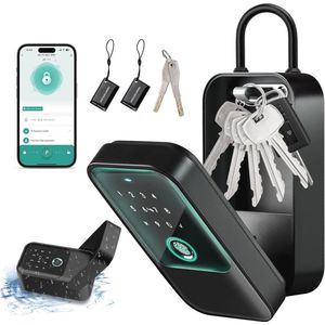 Slimme Sleutelkluis met Vingerafdruk en Bluetooth - 5 Ontgrendelingsmethoden