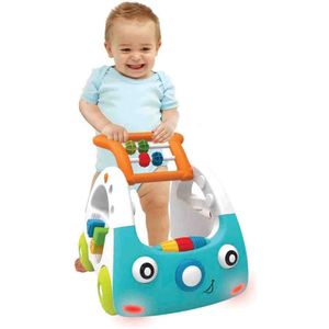 Infantino -  3 in 1 Baby Walker Loopwagen - Loopwagens - Blauw