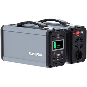 Flashfish - 300W Draagbare Energie Generator - 222WH Batterij met AC-uitgang - Outdoor - Camping - Indoor