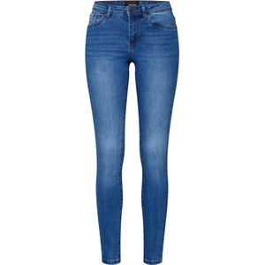 VERO MODA Mid Waist Skinny Jeans VMTANYA Medium Blue Denim