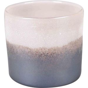 Rasteli Waxinelichthouder-Kaarsenhouder-Windlicht Earth & Sky blush Glas Paars-Roze-Wit-Gemeleerd D 20.5 cm H 19 cm