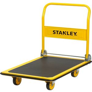 Stanley Platformwagen PC528 - Max. 300KG - Staal - Opvouwbare Plateauwagen - 91 x 61 x 85 CM - Geel/Zwart