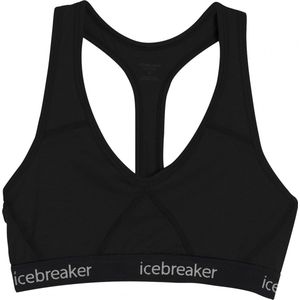 Icebreaker Sprite Racerback BH Dames, zwart Maat S