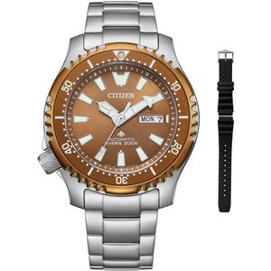 Citizen Promaster Fugu Limited Edition NY0164-65X Horloge - Staal - Zilverkleurig - Ø 42 mm