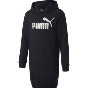 PUMA Essentials Logo Fl Sweatshirt Kinderen - Puma Black - 9-10 jaren