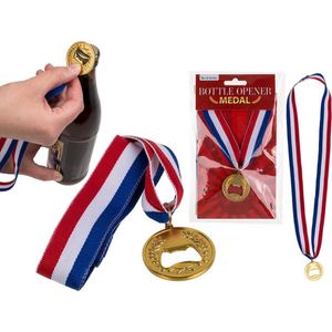 flesopener Medaille met lint