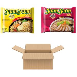 Instant Noedels Yum Yum Noedels Noodles Mix Groente en Kip (30x60 Gr)