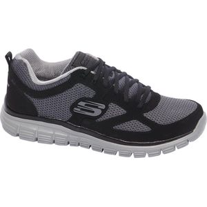 Skechers Burns Agoura 52635-BKGY, Mannen, Zwart, Sneakers,Sportschoenen, maat: 45,5