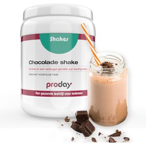 Proday - Protein Shake - Chocolade - 17 Shakes - Proteine Shake/Eiwitshake - Geschikt voor het proteïne dieet - Snel en makkelijk bereid