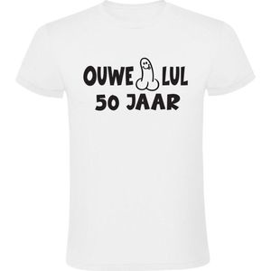 Ouwe lul 50 jaar Heren T-shirt - verjaardag - 50e verjaardag - jarig - vader - papa - vijftig - abraham - grappig - cadeau
