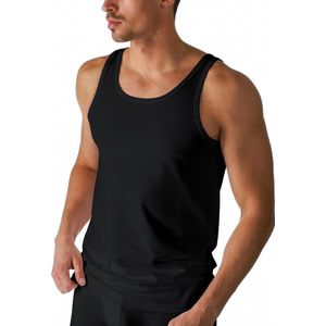 Boru Bamboo heren onderhemd - Bamboe singlet - M - Zwart