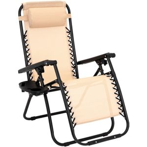 Ligstoel GRAVITY multi-positie GARDEN opvouwbaar BEACH toerist met plank