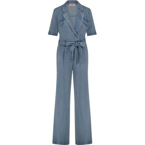 Freebird Yael Ss Jumpsuits Dames - Blauw - Maat XL