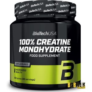 Creatine - Creatine Monohydrate - 300g - BiotechUSA - Neutraal