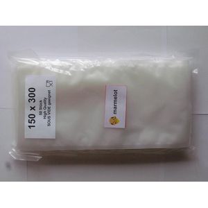 Marmelot Vacuumzakken  15x30 cm 50 stuk met Microstructuur voor alle Merken Vacuum Sealers