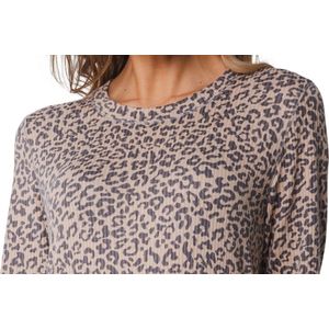 Nachthemd dames pastunette leopard