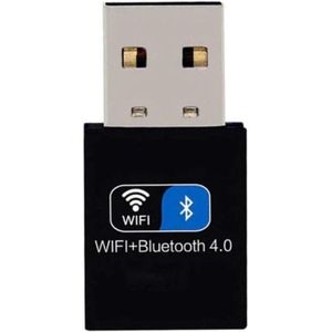 Wifi + Bluetooth 4.0 Adapter Dongle, 150M Draadloze Wifi Netwerk Lan Card + Bluetooth V4.0 Adapter Voor Desktop Laptop Pc