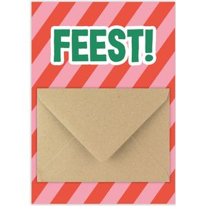 Geldkaart Feest - Cadeaukaart envelop - Geld geven cadeau - cadeaubon geven
