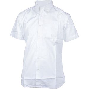 Piva schooluniform hemd korte mouwen  jongens - wit - maat M/18 jaar