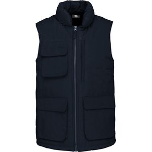 Bodywarmer Heren 4XL WK. Designed To Work Mouwloos Navy 100% Polyester