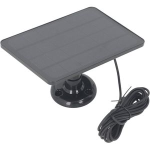 VD WEIDE ENTERPRISE - Zonnepaneel Arlo Pro 3 Pro 4 Camera - Videodeurbel Voeding 98ft Oplaadkabel - 360 ° Verstelbare Montage - Zonne-batterijlader - BLACK .