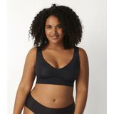 sloggi Zero Feel Dames Bralette - Zwart - Maat XS