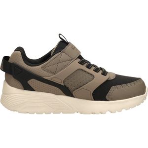 Skechers Uno Lite Klittenband Laag - Donkerbruin - Maat 36