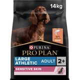 Pro Plan Large Atlethic Adult Sensitive Skin - Hondenvoer Droogvoer - Zalm - 14 kg