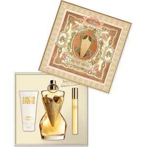 Jean Paul Gaultier Divine Giftset - 100 ml eau de parfum spray + Body lotion 75 ml + 10 ml eau de parfum spray - cadeauset voor dames