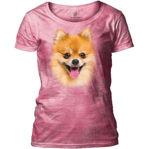 Ladies T-shirt Happy Pomeranian XXL