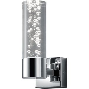 LED Wandlamp - Trion Balo - 1-lichts - 3W - Warm Wit 3000K - Rond - Glans Chroom - Aluminium - OSRAM LEDs