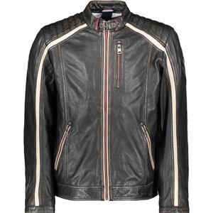 Donders Jas Leather Jacket 52354 Black Mannen Maat - 58