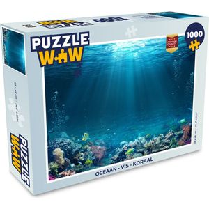 Puzzel Oceaan - Vis - Koraal - Legpuzzel - Puzzel 1000 stukjes volwassenen