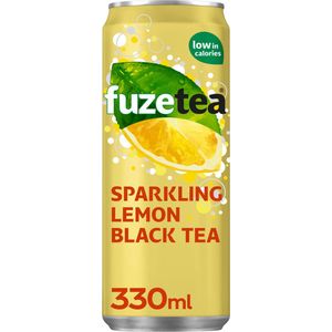 Frisdrank Fuzetea sparkling lemon 330ml - 24 stuks
