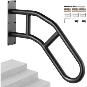 VEVOR 64 x 8 x 48 cm Reling , Maximaal Draagvermogen 200 kg , Toepasselijke Stappen 1-3 , Hoofdmateriaal Q235A Koolstofstaal , Roestbestendig , voor Elke Locatie Waar hij Moet Worden Geïnstalleerd