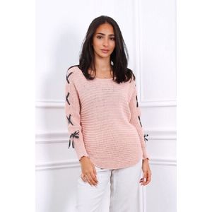 Gebreide trui vrouwen - Roze - one size